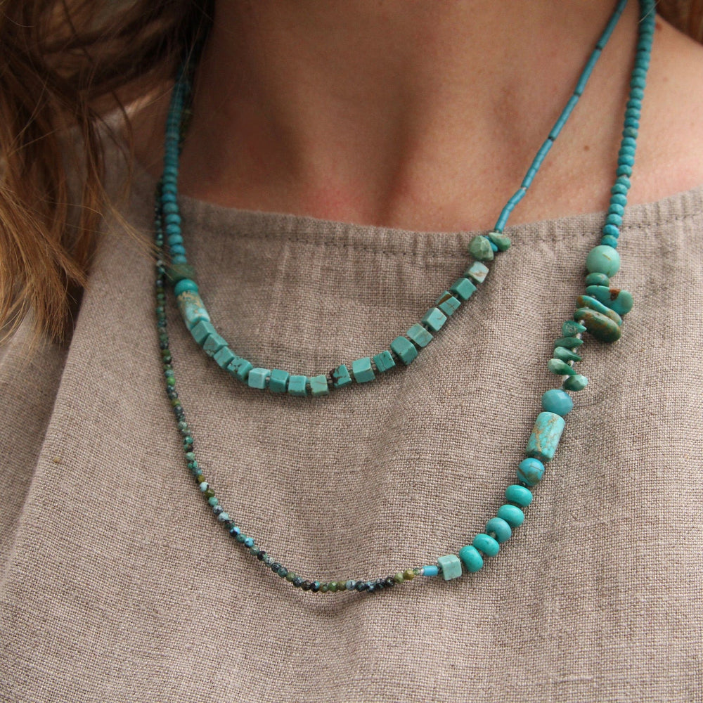 
                  
                    NKL Long Turquoise Mix Necklace
                  
                