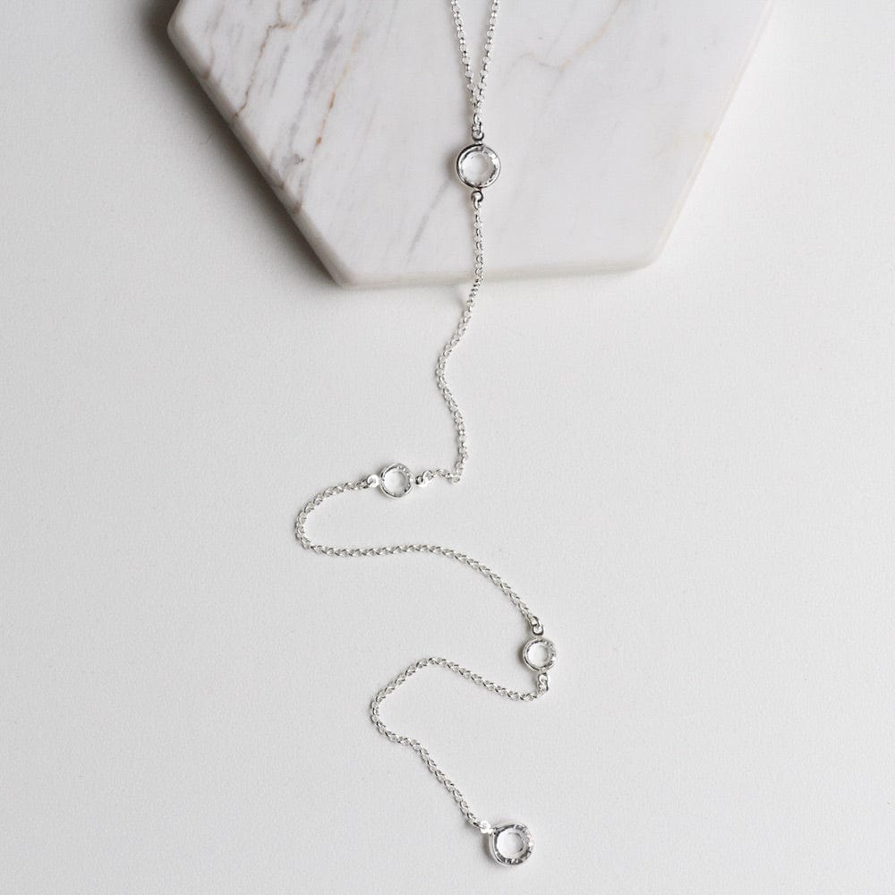 
                      
                        NKL Long Y-Necklace with Crystal Stations
                      
                    