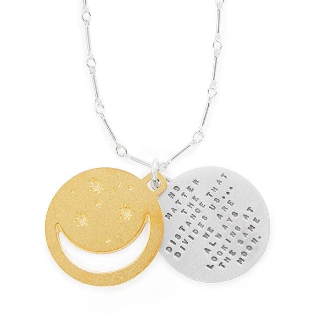 NKL Looking At the Same Moon Necklace