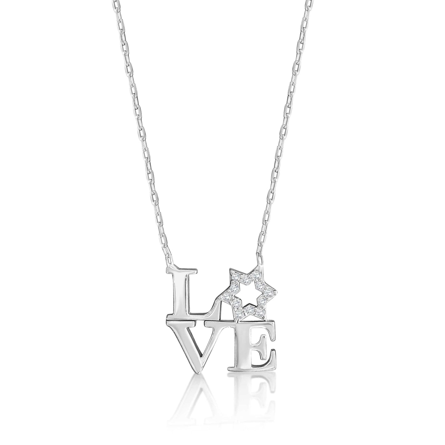 NKL Love Letter Necklace - Silver