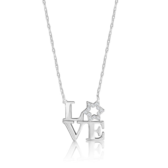 NKL Love Letter Necklace - Silver