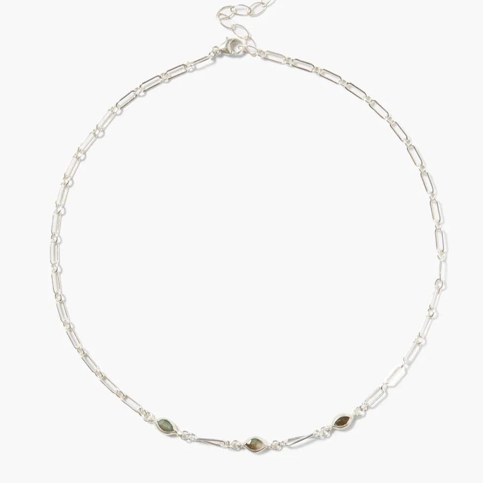 
                      
                        NKL Lydia Necklace Silver Labradorite
                      
                    