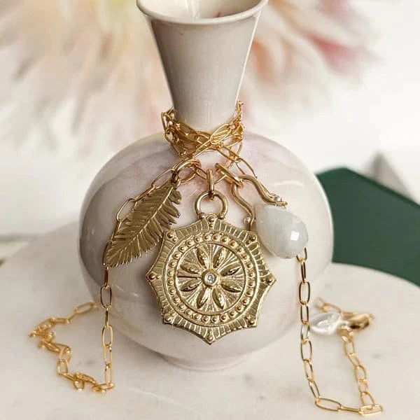 NKL Mandala Charm Necklace