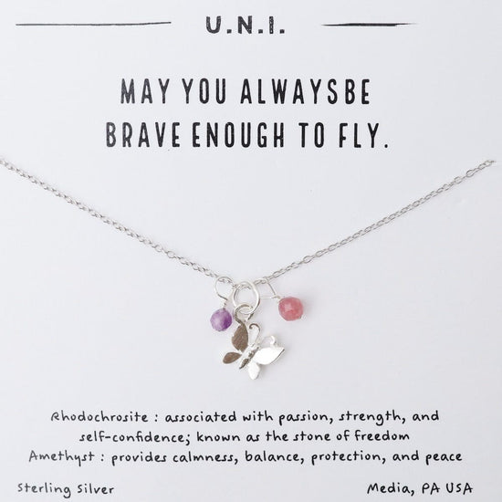 NKL May You Always Be Brave Enough To Fly Necklace