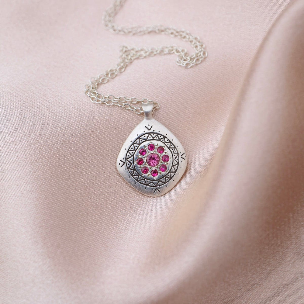 
                  
                    NKL Memories Pendant in Pink Tourmaline & Ruby
                  
                