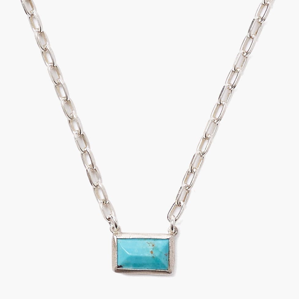 
                      
                        NKL Mexican Turquoise Tab Pendant Necklace
                      
                    