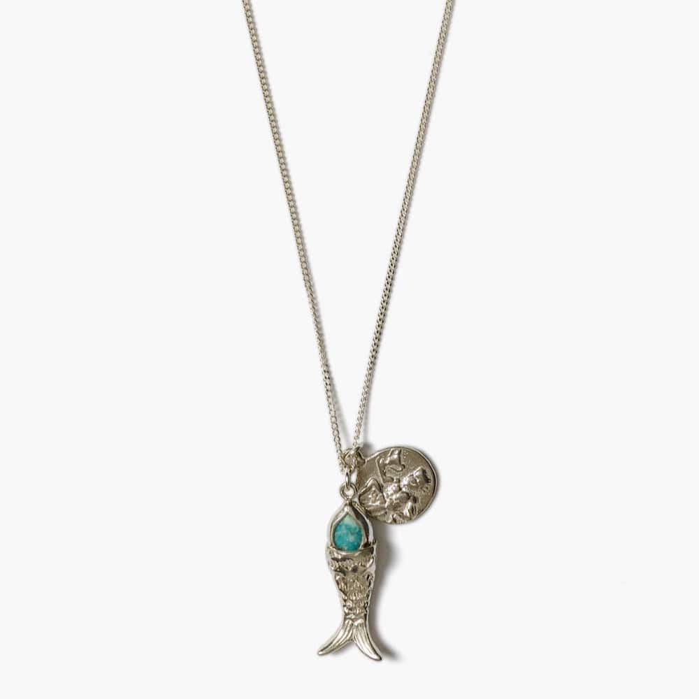 NKL Mini Koi Necklace Turquoise