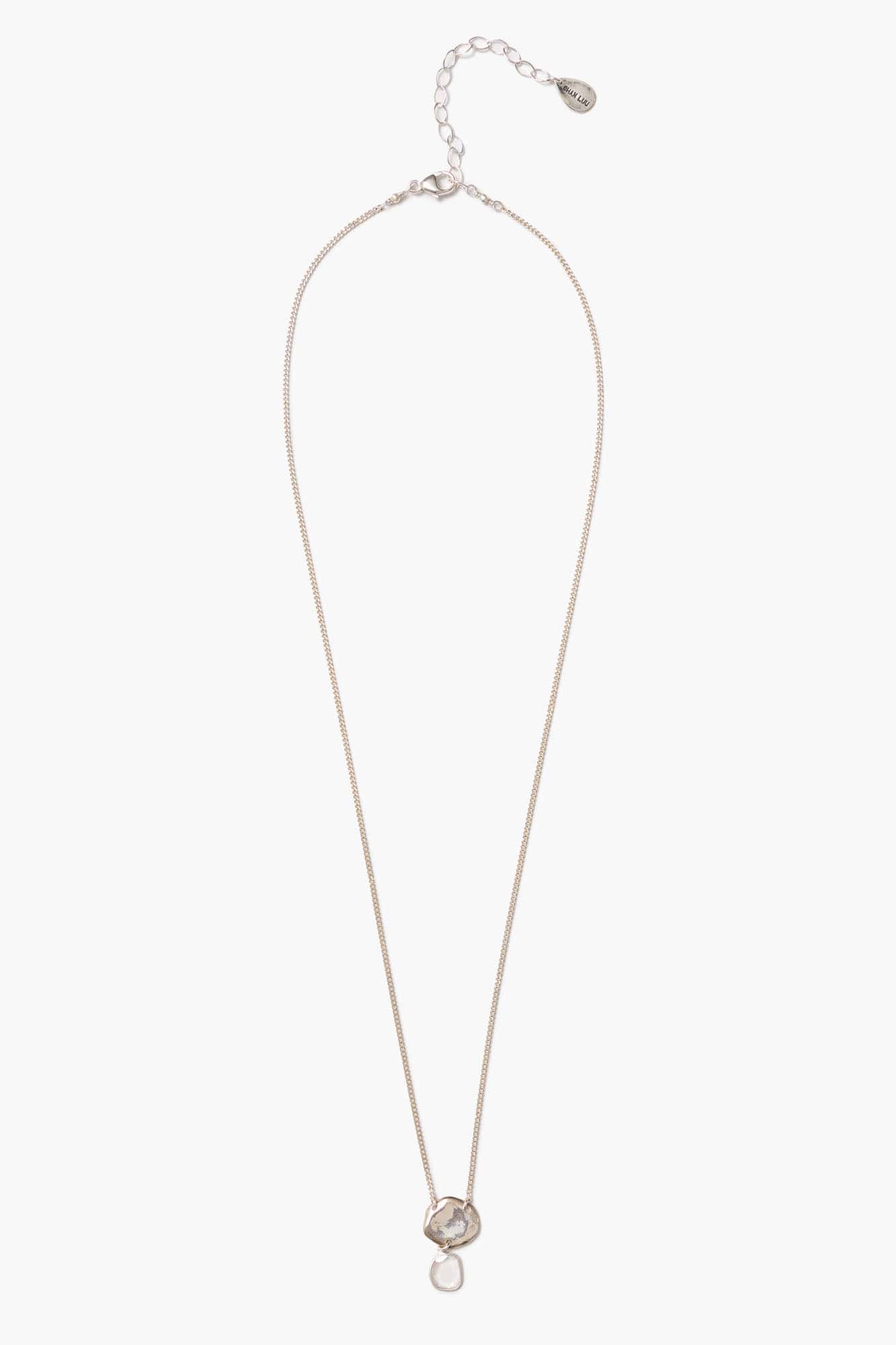 NKL Mirage Coin Necklace Sterling Silver