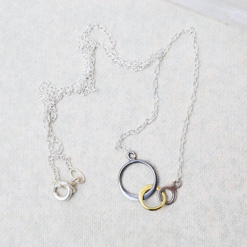 
                      
                        NKL Mixed Metal Circle of Life Necklace
                      
                    