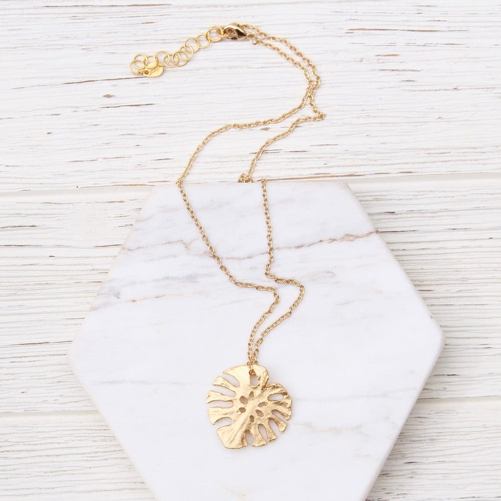 
                      
                        NKL Monstera Single Leaf Pendant Necklace
                      
                    