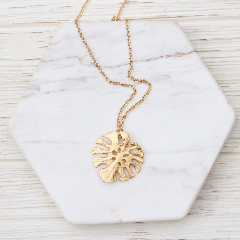 
                      
                        NKL Monstera Single Leaf Pendant Necklace
                      
                    