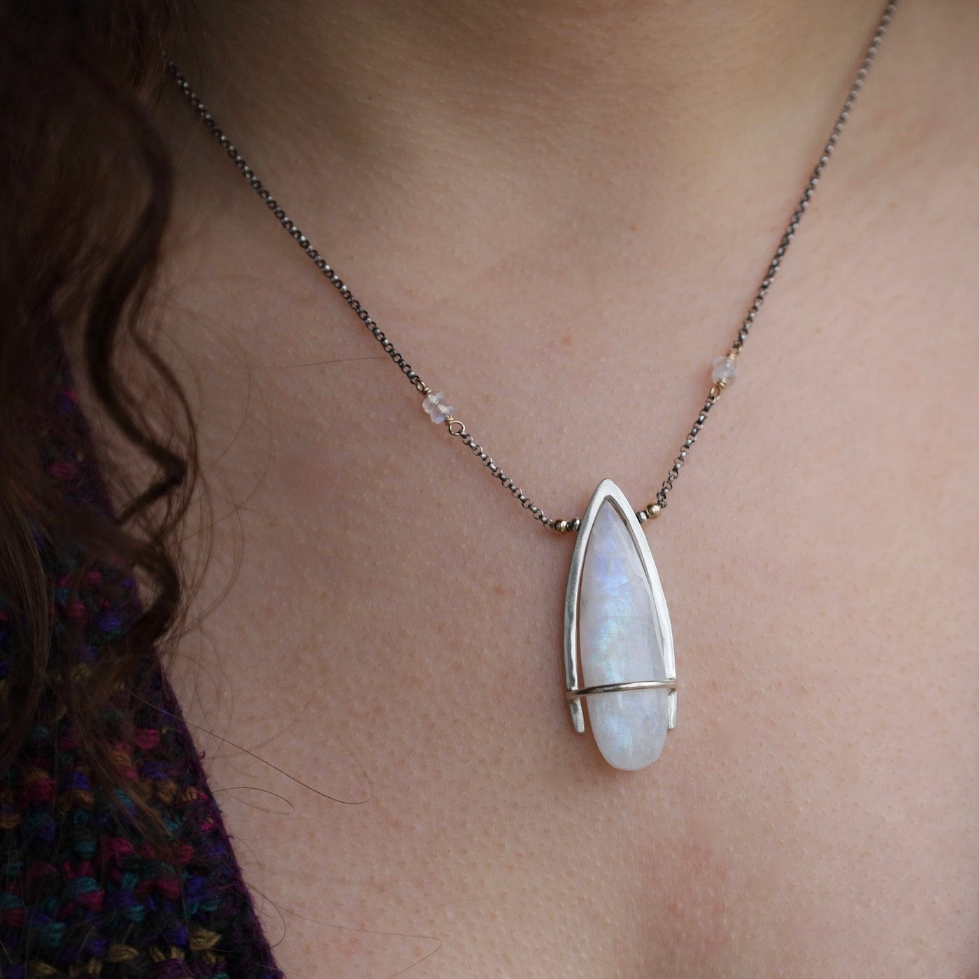 NKL Moonstone Drop Necklace