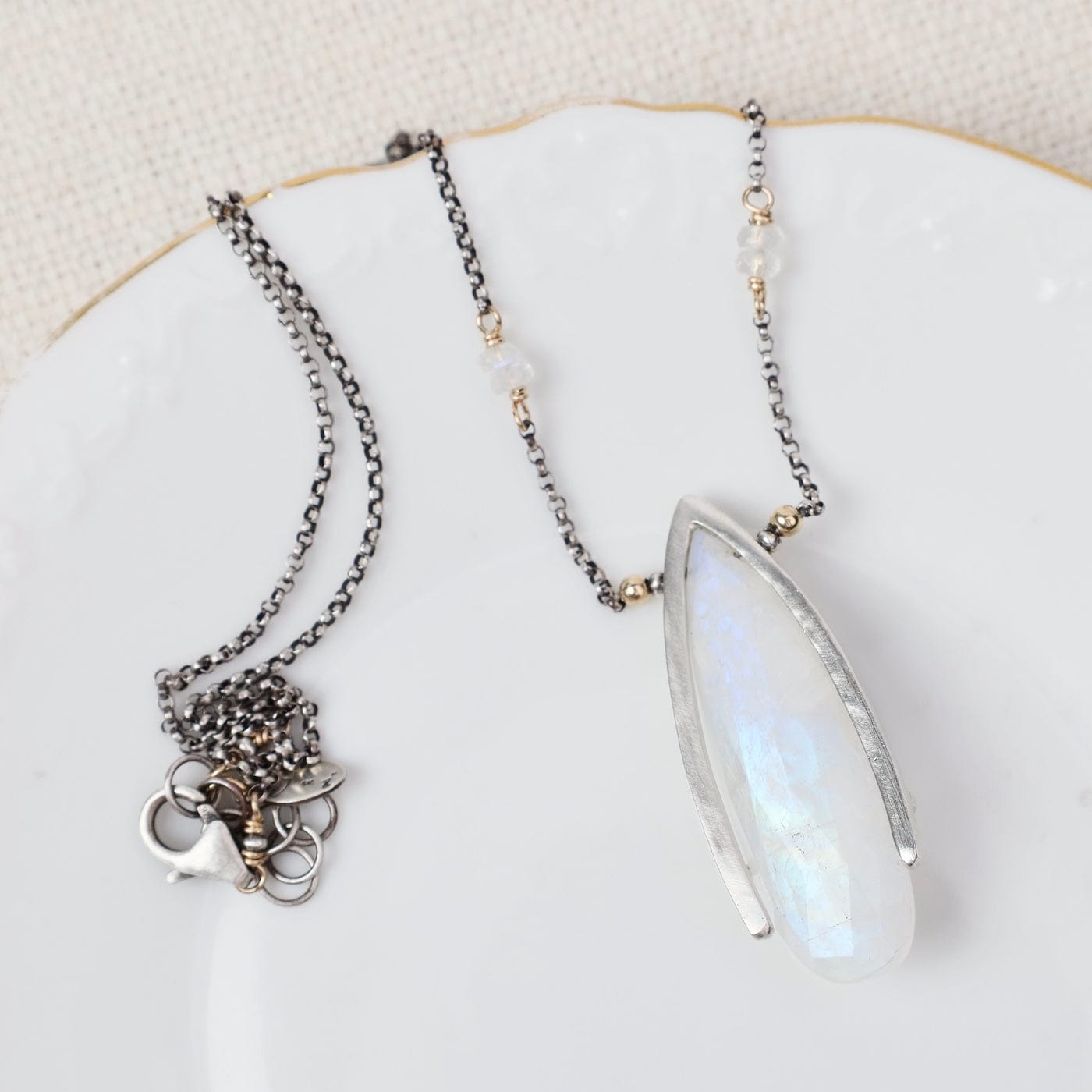 NKL Moonstone Drop Necklace