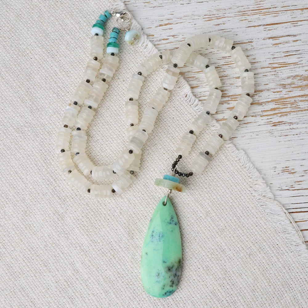 
                      
                        NKL Moonstone with Amazonite Nekclace
                      
                    