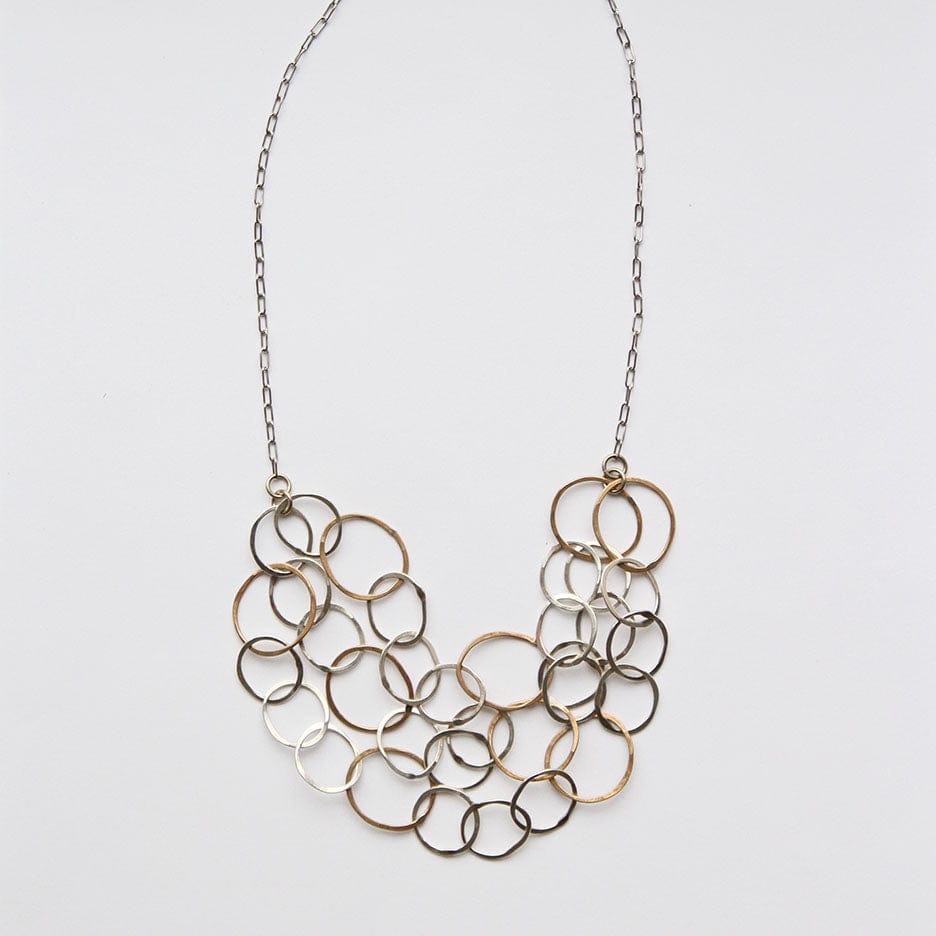 NKL Multi-Layer Mix Metal Necklace