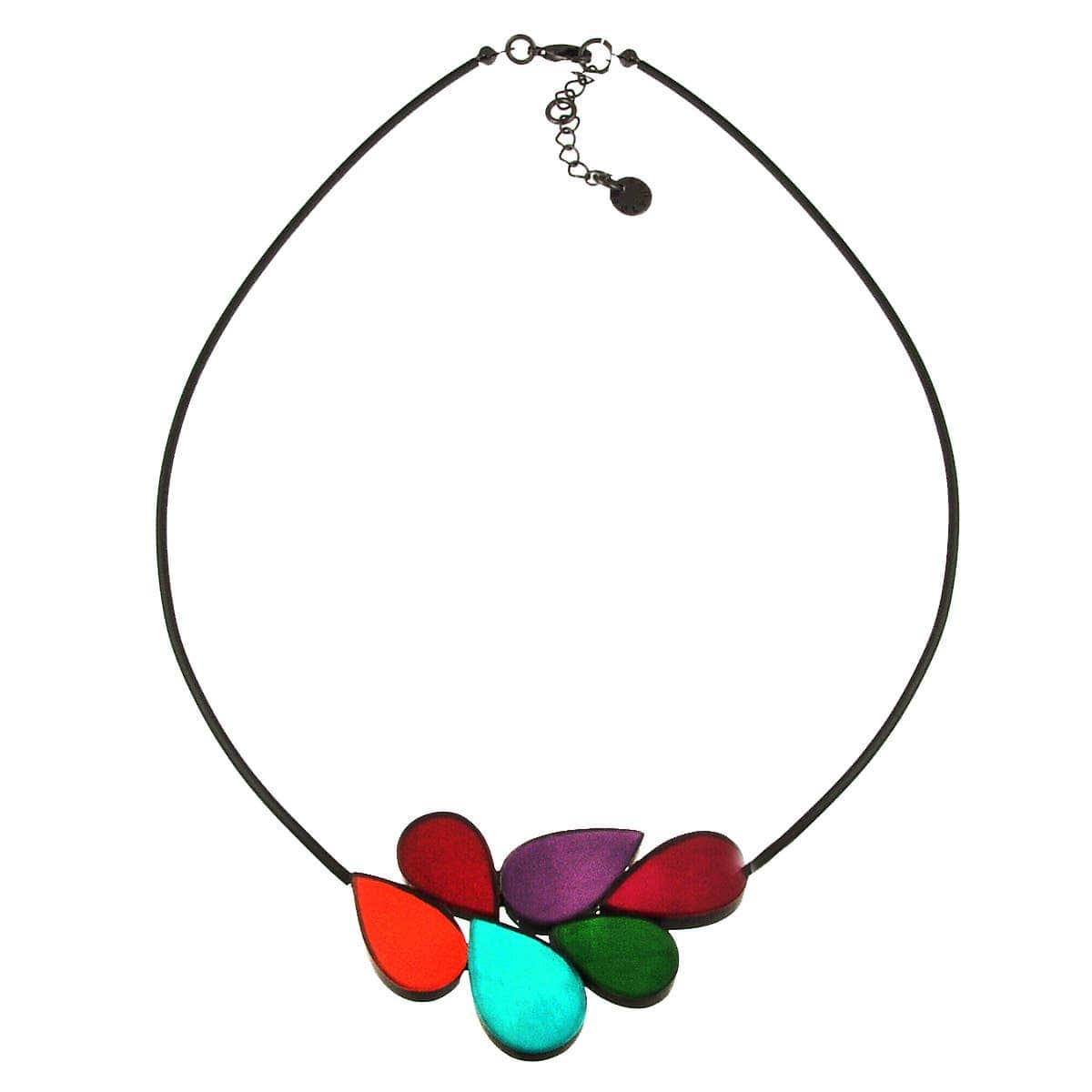 NKL Multicolor Petal Necklace