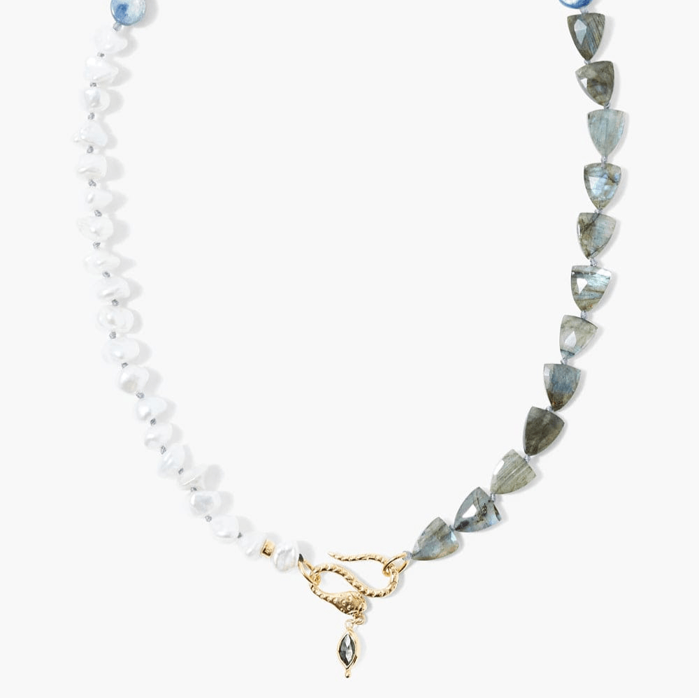 NKL Naomi Necklace in Labradorite Mix