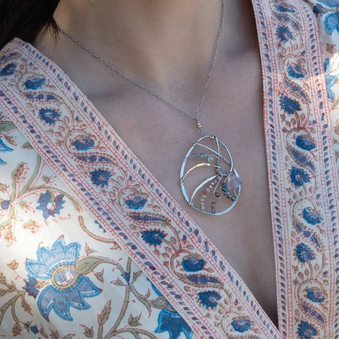 NKL Nautilus Shell Pendant Necklace