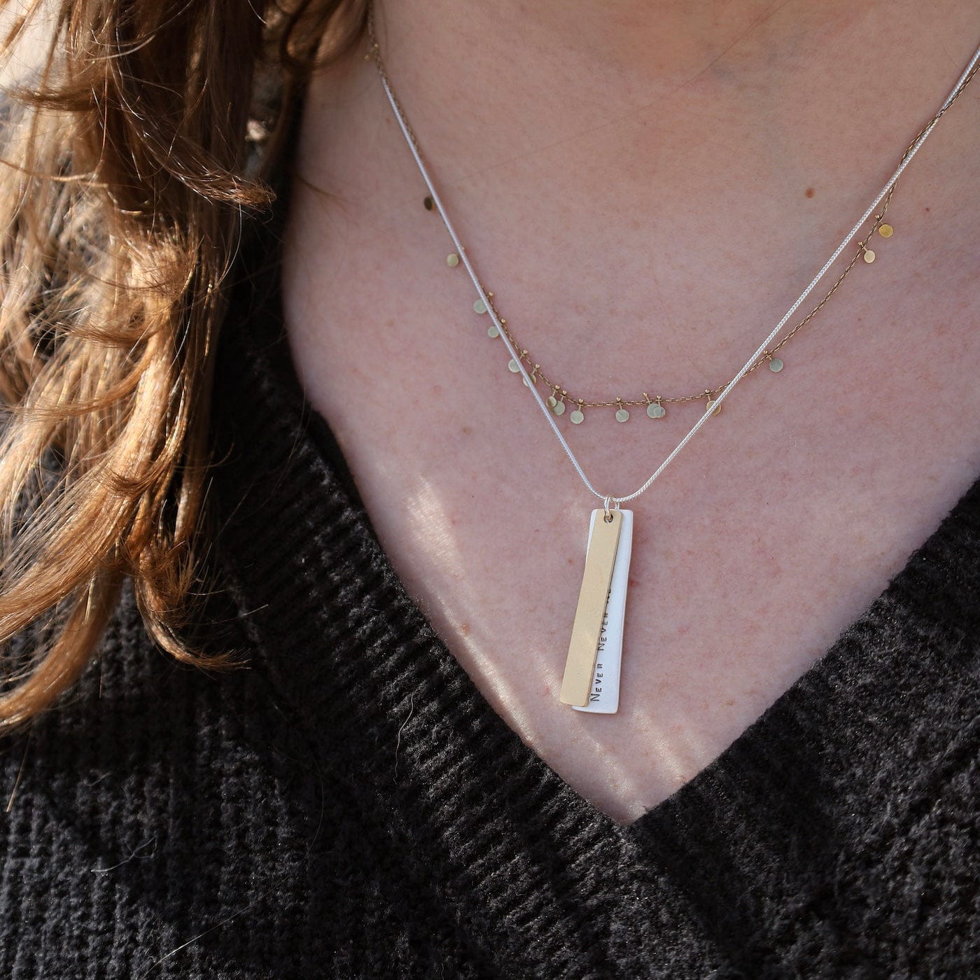 NKL Never Quit Pendant Necklace