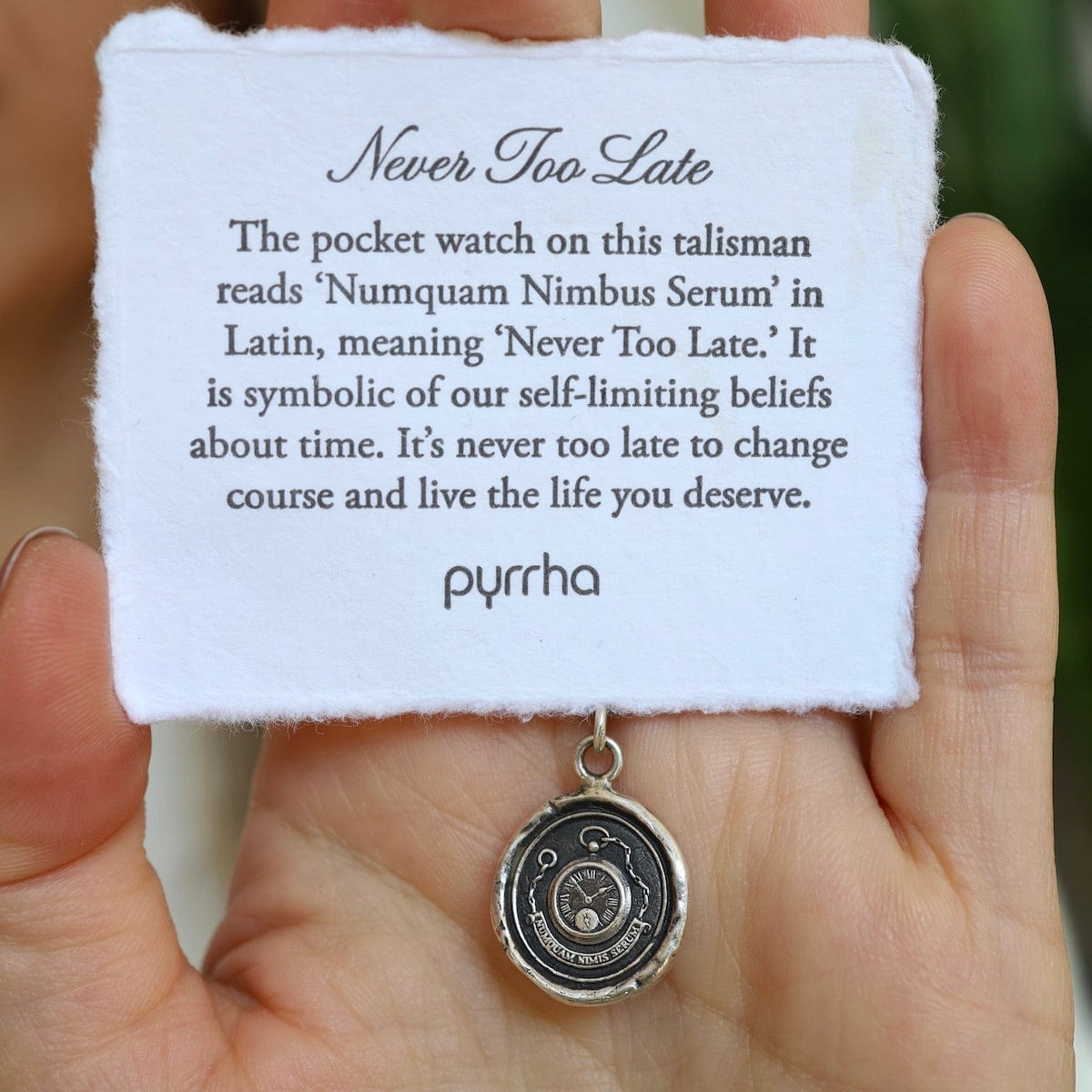NKL Never Too Late Talisman Necklace