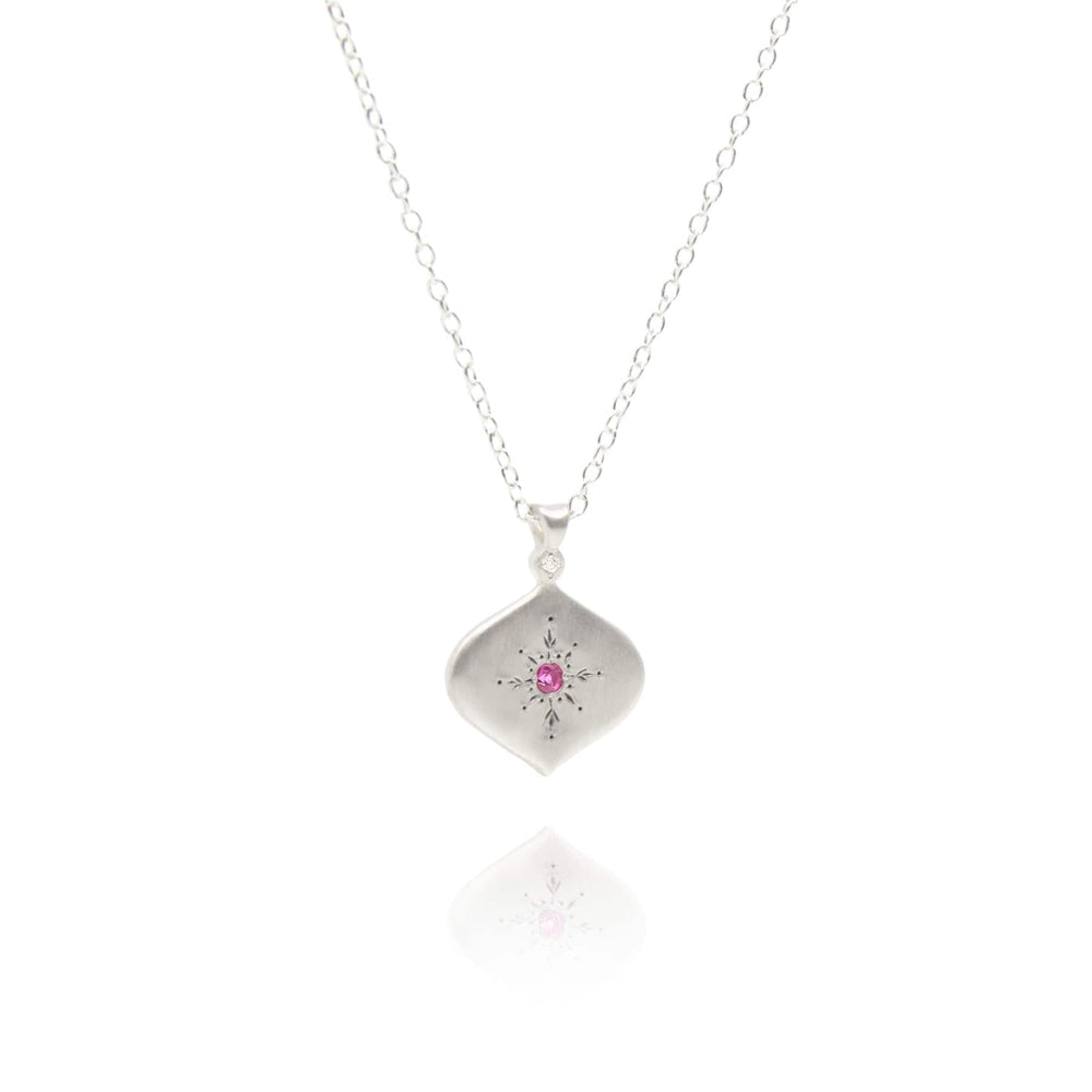 
                  
                    NKL North Star Pendant in Pink Sapphire
                  
                