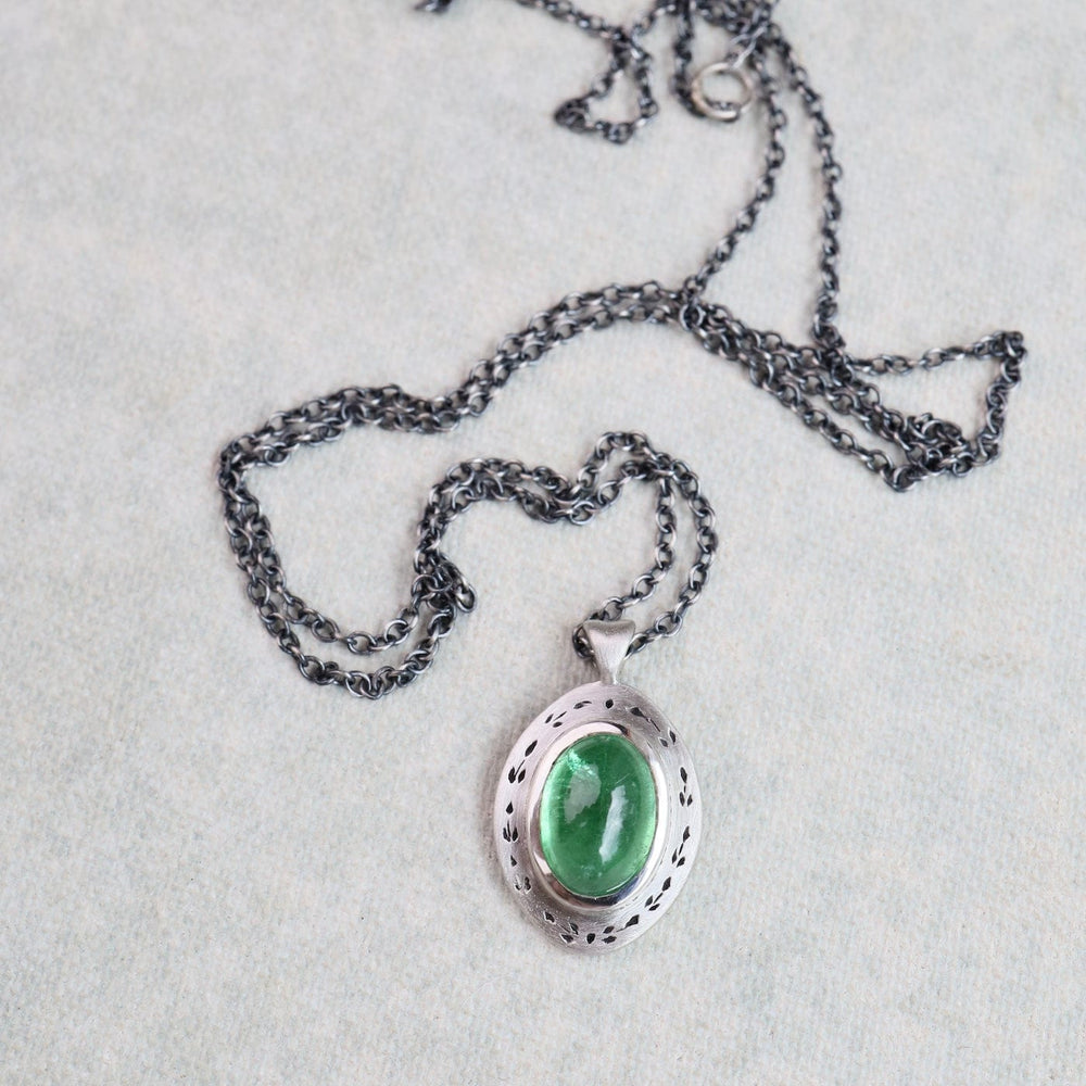 
                  
                    NKL One of a Kind Tsavorite Sterling Silver Necklace
                  
                