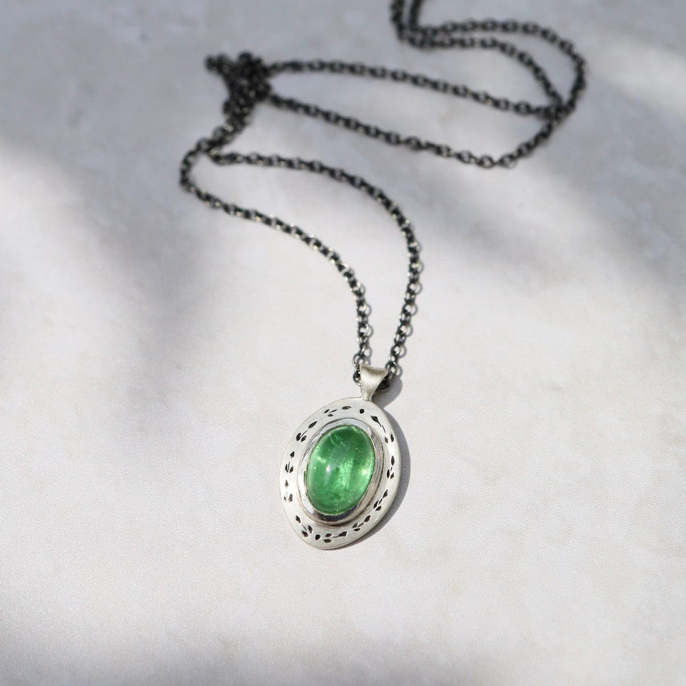 
                  
                    NKL One of a Kind Tsavorite Sterling Silver Necklace
                  
                