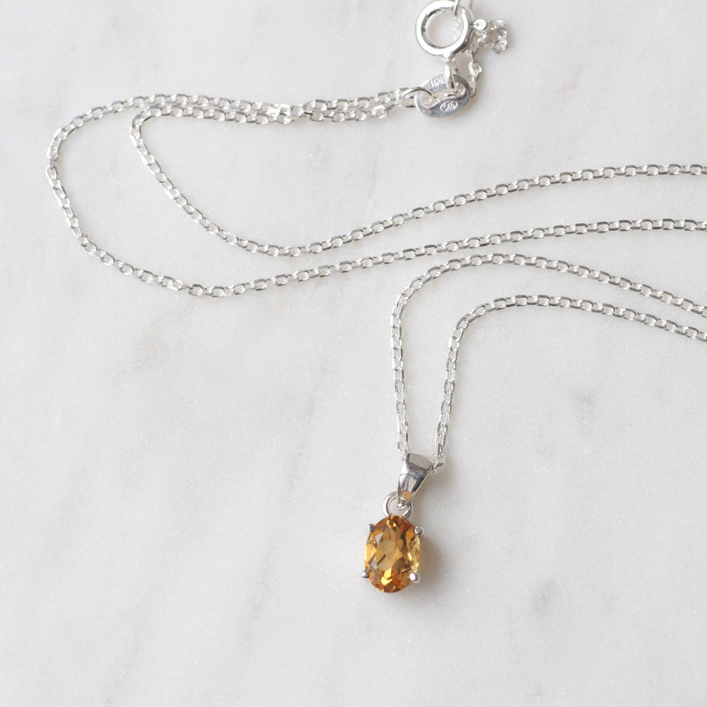 
                  
                    NKL Oval Citrine Pendant
                  
                