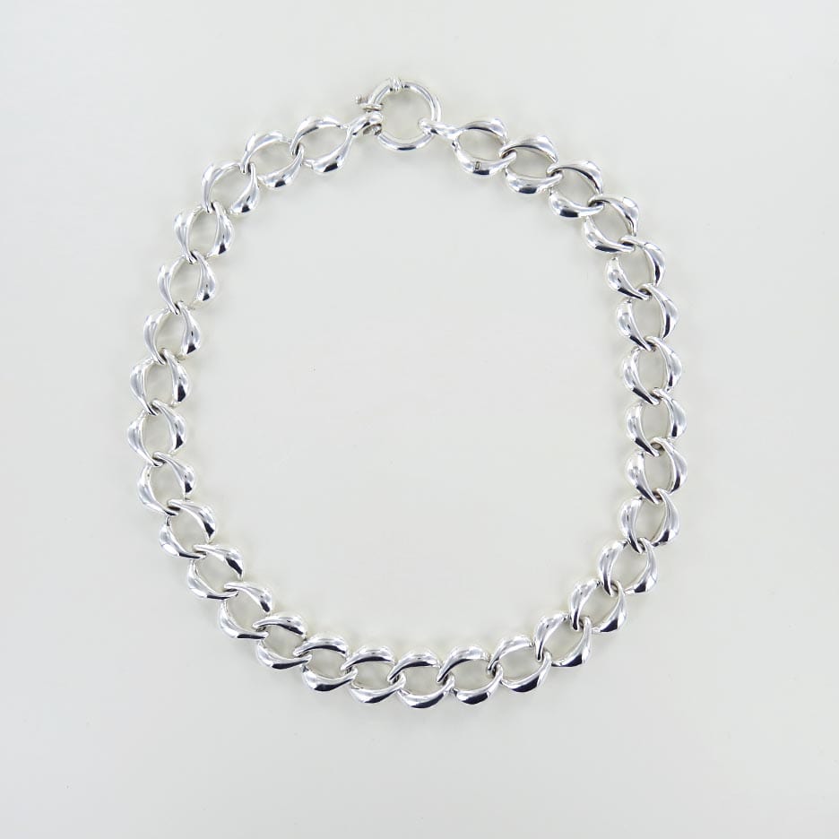 NKL OVAL LINK ELECTROFORM NECKLACE