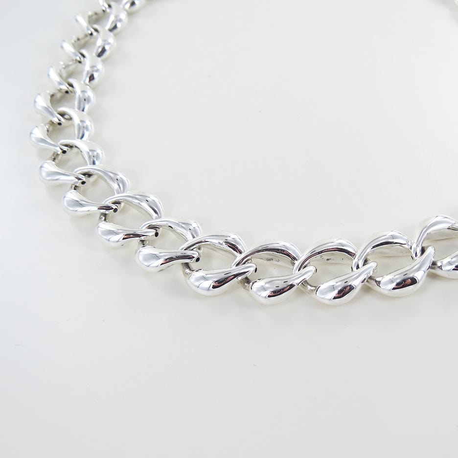 NKL OVAL LINK ELECTROFORM NECKLACE