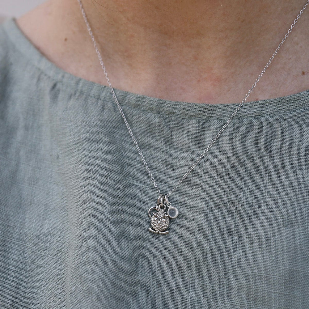 NKL Owl You Need is Love Necklace