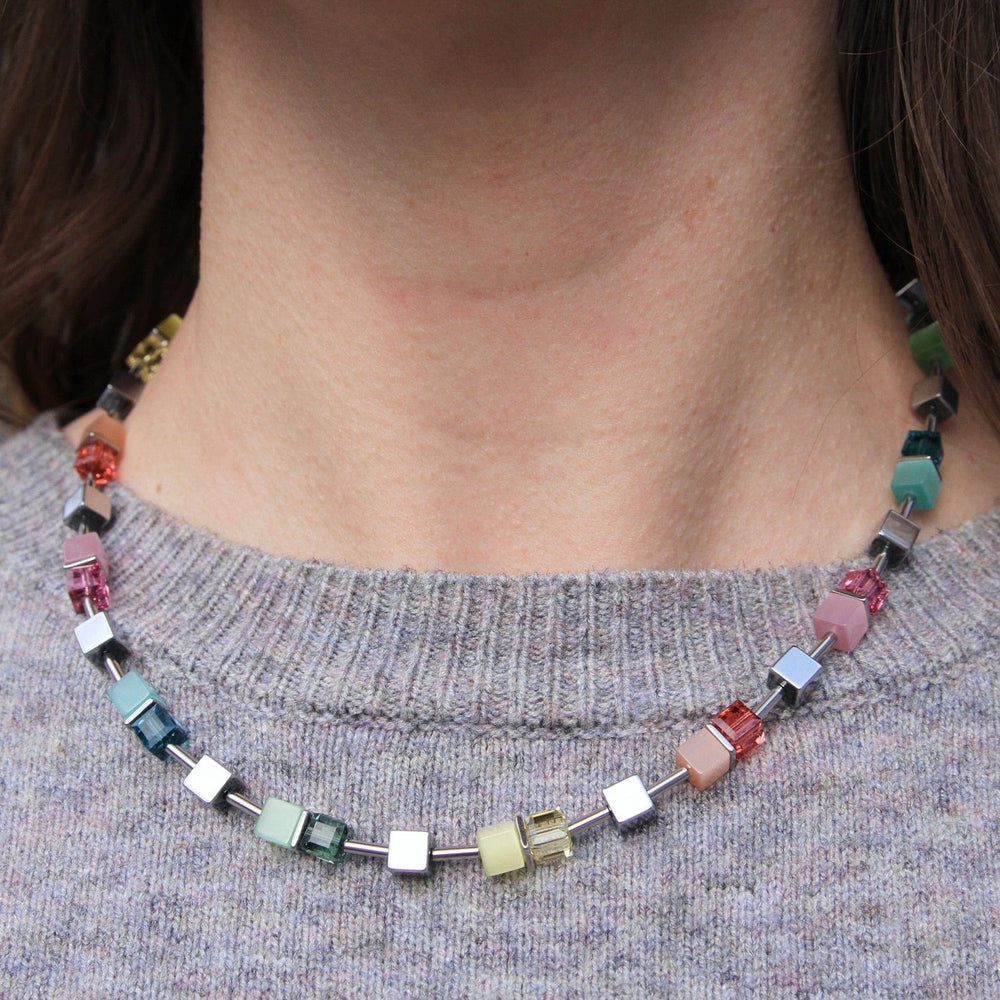 
                      
                        NKL Pastel Cat's Eye Cube Necklace
                      
                    