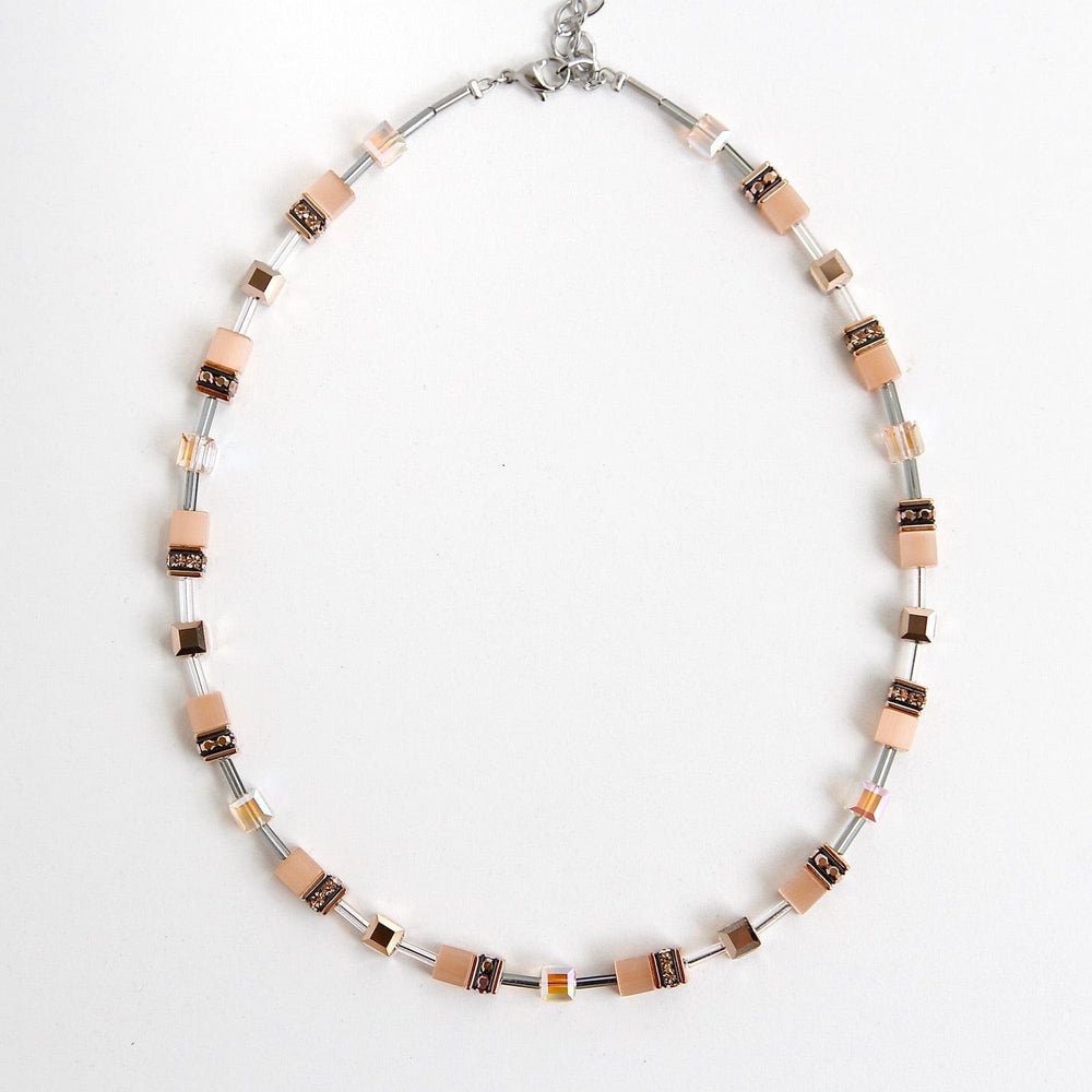 
                  
                    NKL Peach Geo Cube Necklace
                  
                