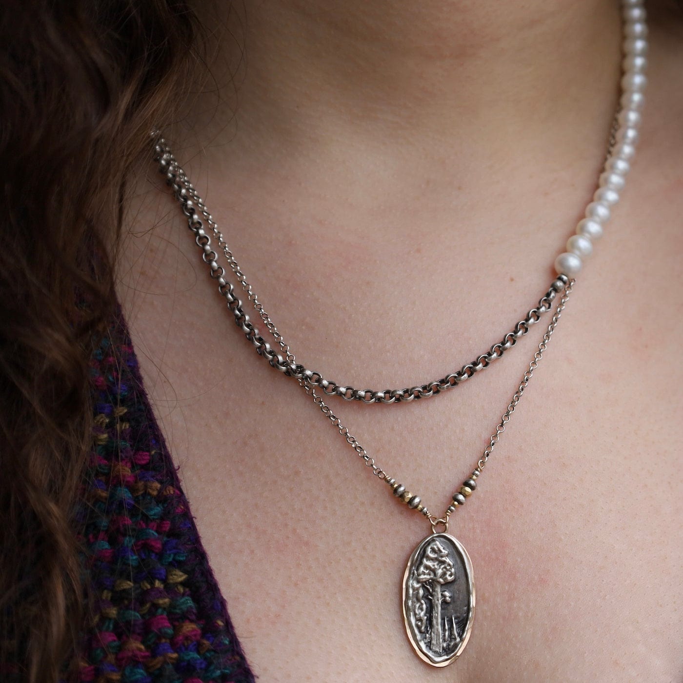 NKL Pearl Shadows Necklace