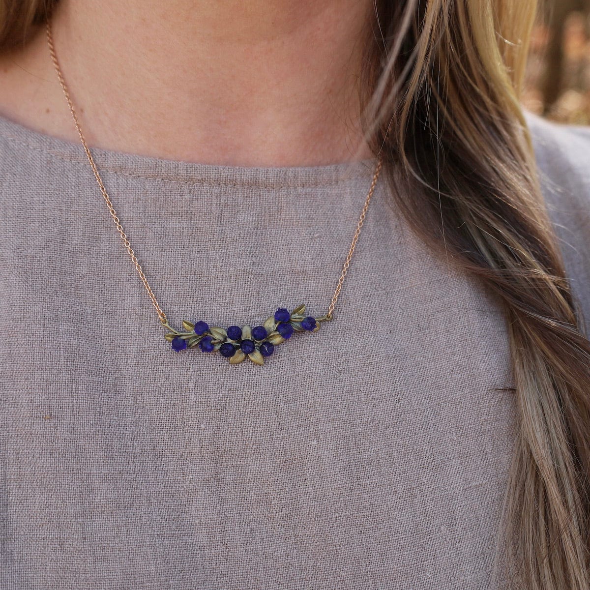 NKL Petite Blueberry Bar Pendant