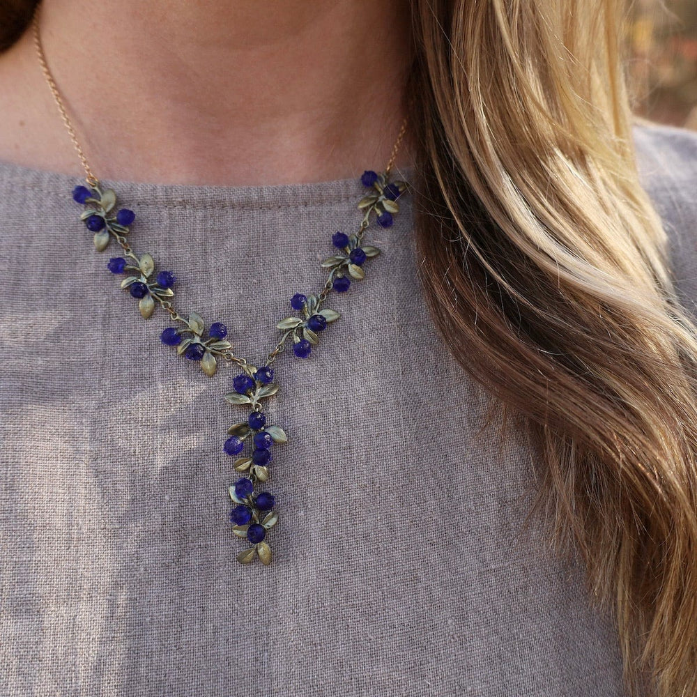 NKL Petite Blueberry Dangle Necklace