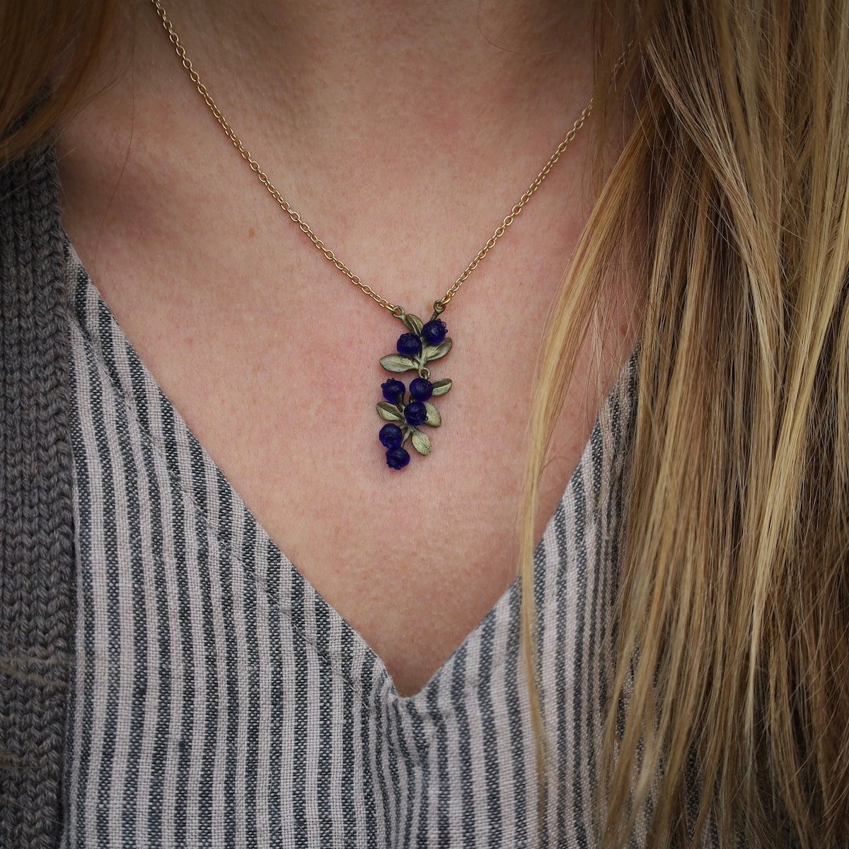 NKL Petite Blueberry Pendant