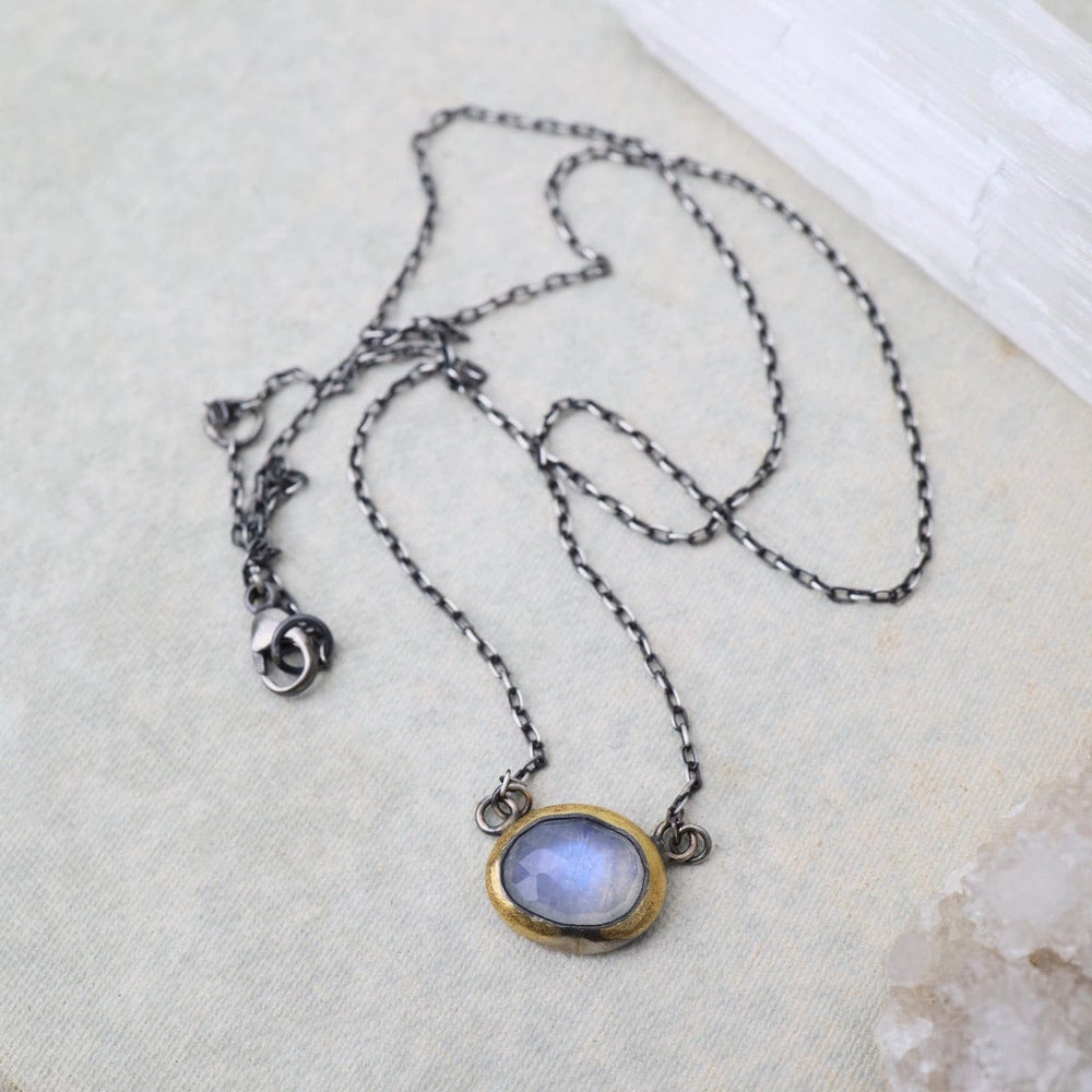 
                      
                        NKL Petite Crescent Rim Necklace with Moonstone
                      
                    