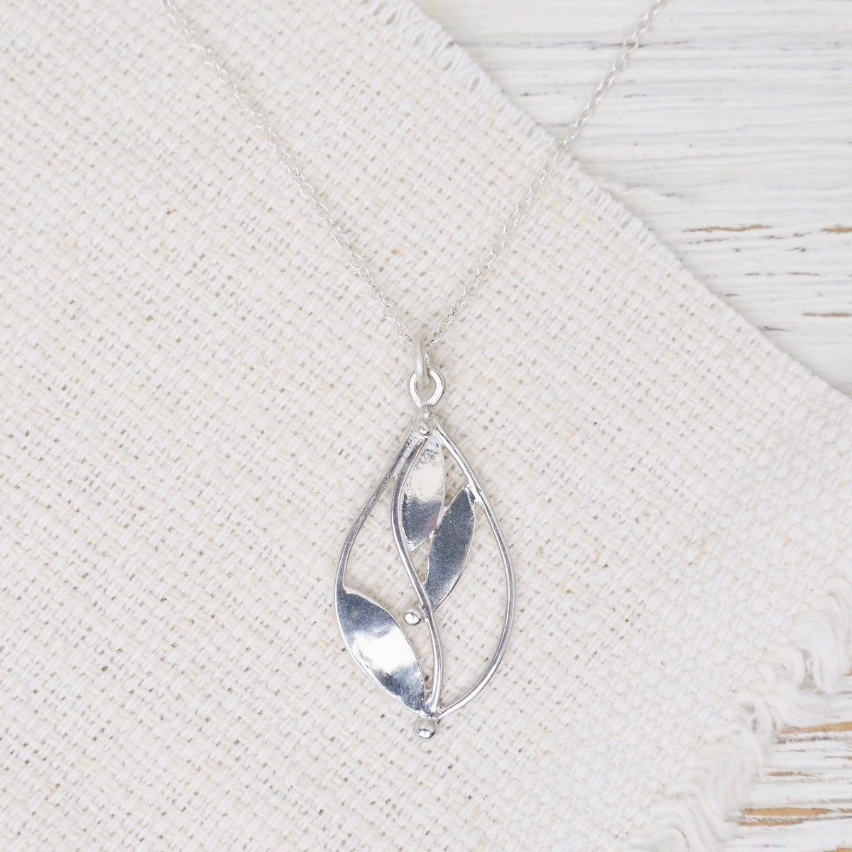 NKL Petite Floral Teardrop Necklace