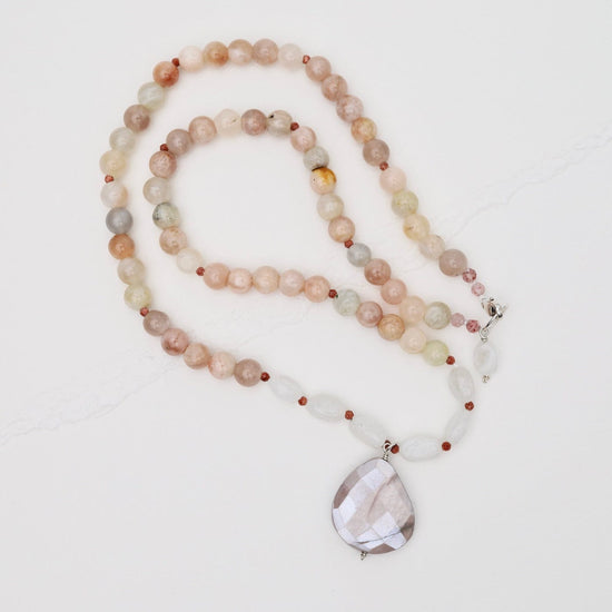 NKL Pink Agate Necklace