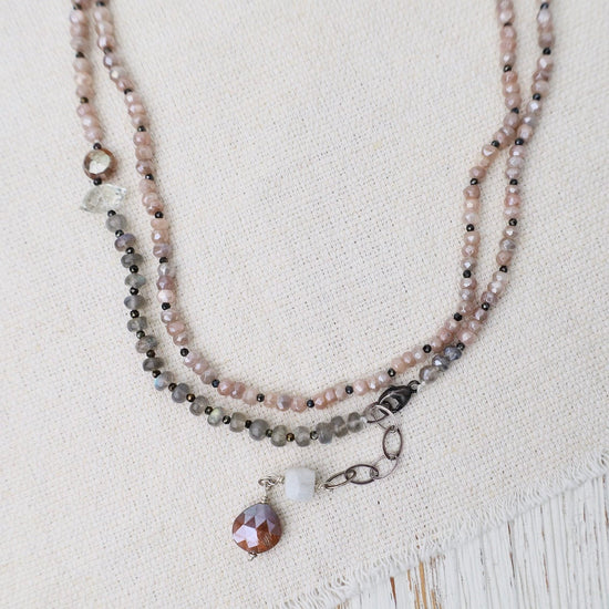 NKL Pink Moonstone Necklace