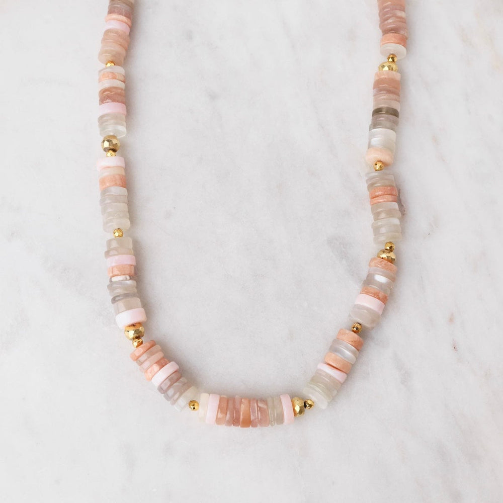 
                      
                        NKL Pink Opal and Moonstone Necklace
                      
                    