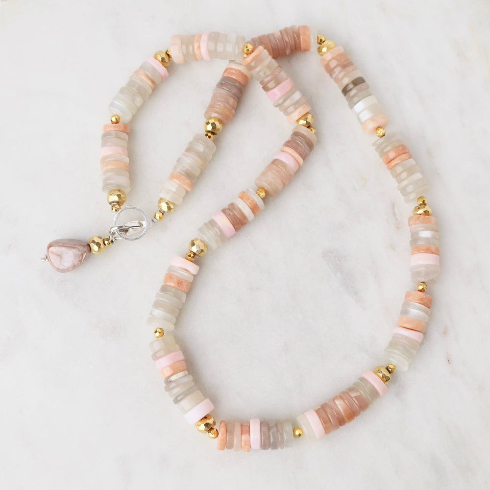 
                      
                        NKL Pink Opal and Moonstone Necklace
                      
                    