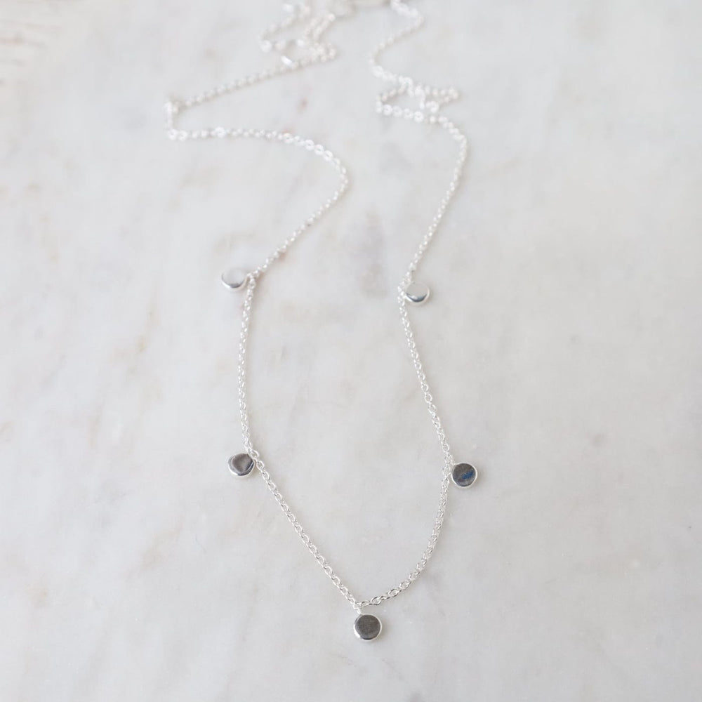 
                      
                        NKL Polished Sterling Silver Confetti Necklace
                      
                    