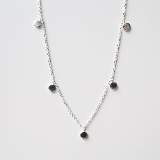 NKL Polished Sterling Silver Confetti Necklace
