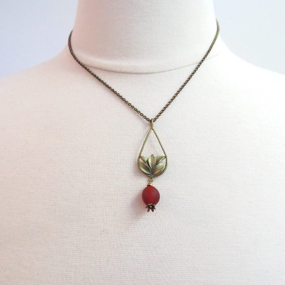 NKL Pomegranate Teardrop Necklace