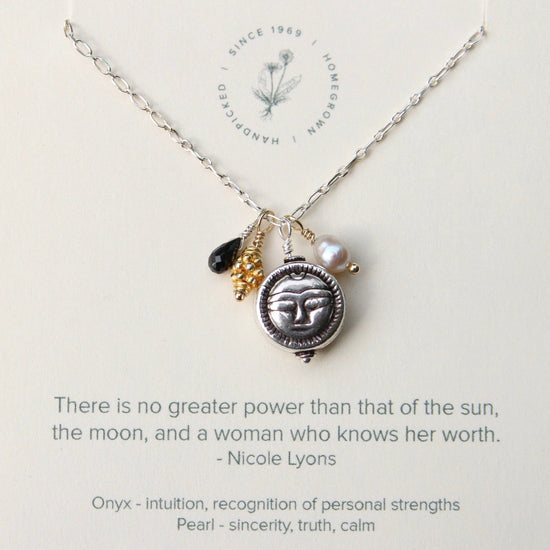 NKL Power of the Sun, Moon, and Woman Necklace