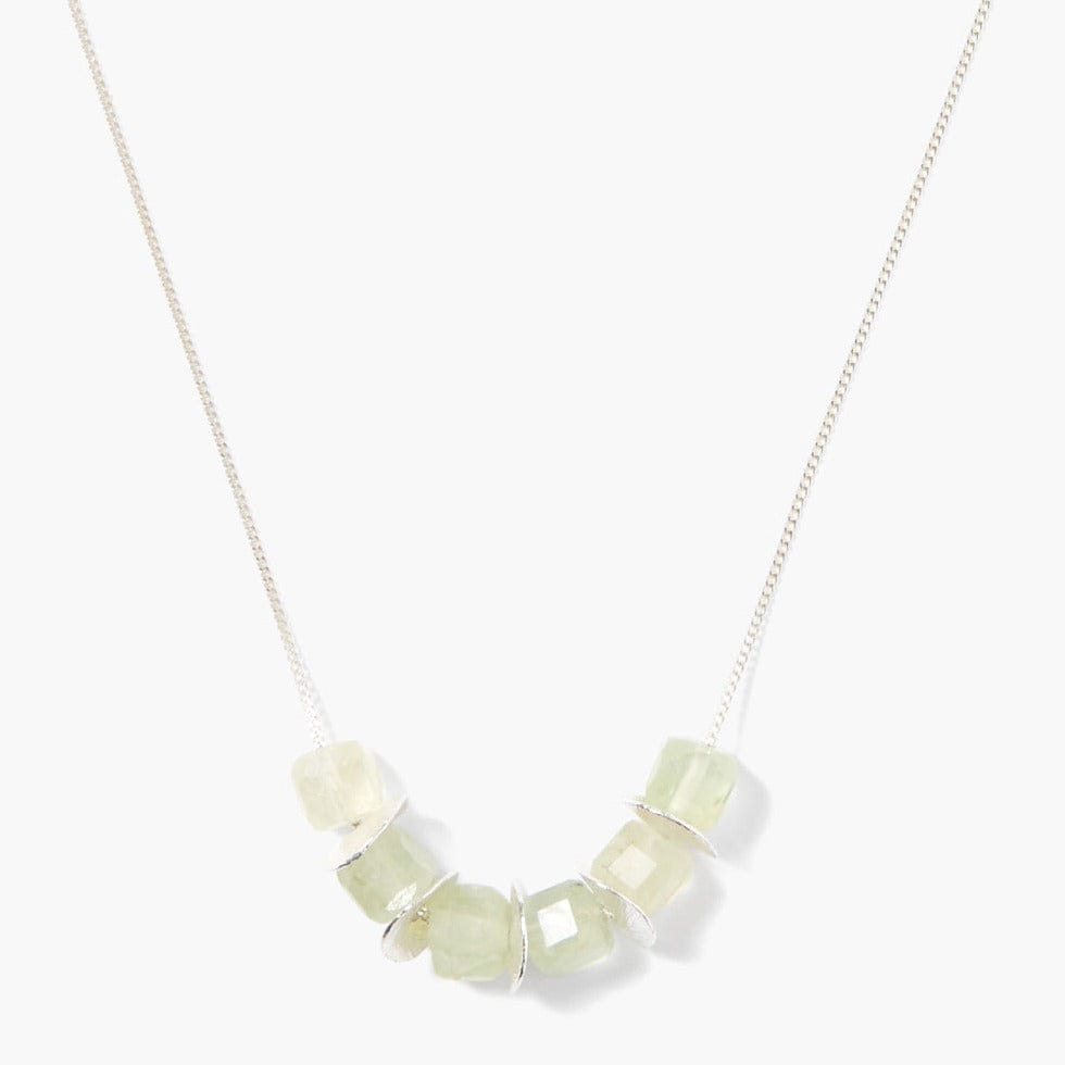 NKL Prehnite Sequin Necklace