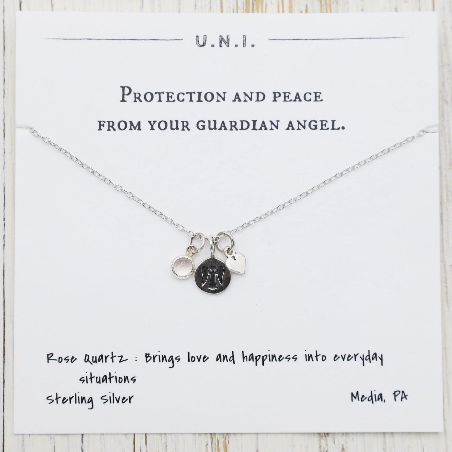 NKL Protection & Peace From Your Guardian Angel Necklace