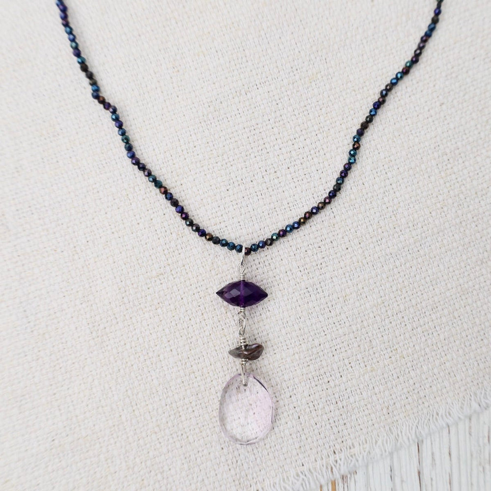 
                      
                        NKL Pyrite with Amethyst Necklace
                      
                    